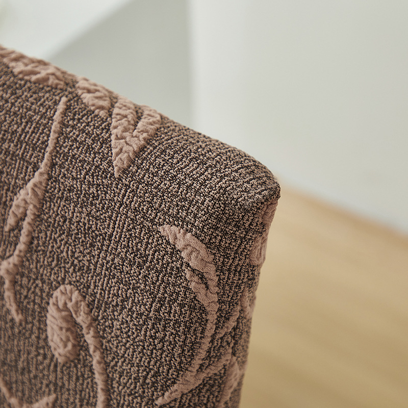 Jacquard navlaka za hotelsku stolicu, elastična, jednovrstan dizajn sa suknjom, komplet navlaka