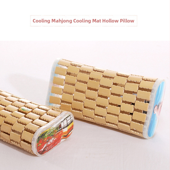 Perna cervicală cu umplutură din bambus gol, formă dreptunghiulară, înălțime 5.1–10 cm, pentru o singură persoană, greutate 0.55–1.0 kg