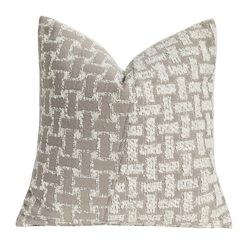 Voodi jooksja padjanditega – kaasaegne minimalistlik hotellistiil, geomeetriline abstraktne muster, logomärkide trükkimise võimalus, kvaliteetne