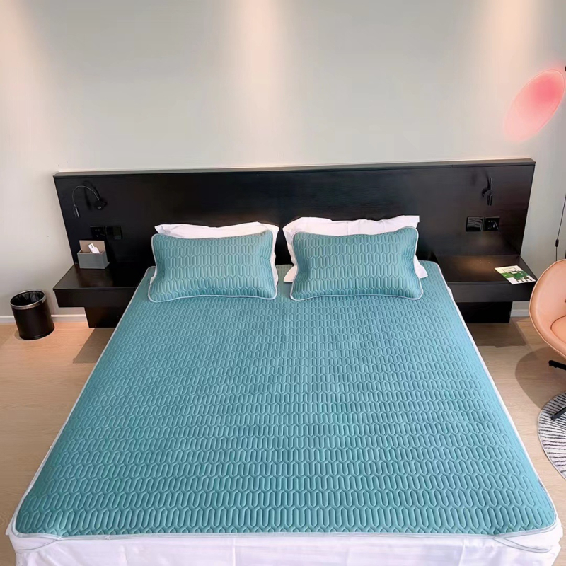 Σετ τριών τεμαχίων στρώματος από φυσικό λατέξ, αναδιπλούμενο, περιεκτικότητα λατέξ >90%, ύφανση με εκτύπωση