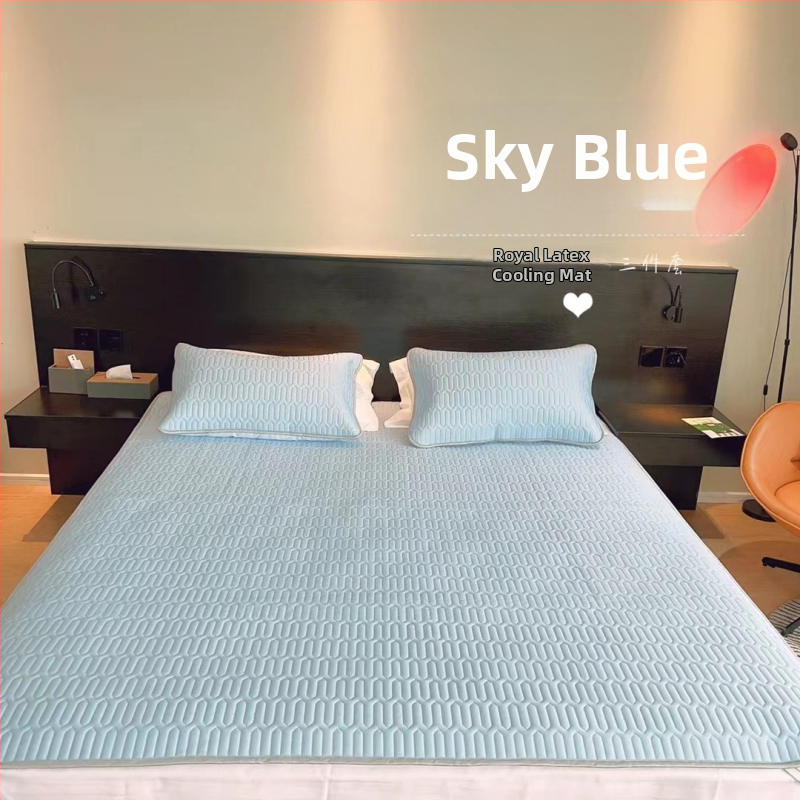 Σετ τριών τεμαχίων στρώματος από φυσικό λατέξ, αναδιπλούμενο, περιεκτικότητα λατέξ >90%, ύφανση με εκτύπωση