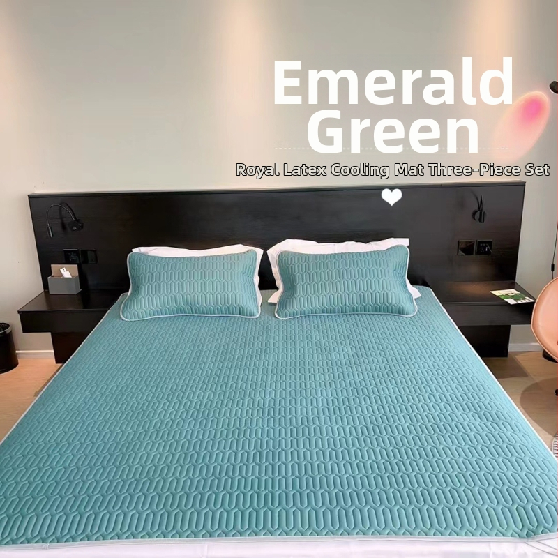 Σετ τριών τεμαχίων στρώματος από φυσικό λατέξ, αναδιπλούμενο, περιεκτικότητα λατέξ >90%, ύφανση με εκτύπωση