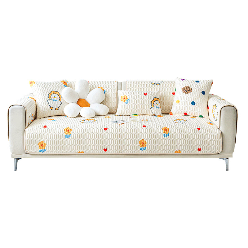 Jastuk za kauč od ledene svile, uzorak slatkih životinja, pogodna kutna sofa, jednostavan stil, tip jastuka (leden svile; uzorak slatkih životinja; kutna sofa; jednostavan stil)