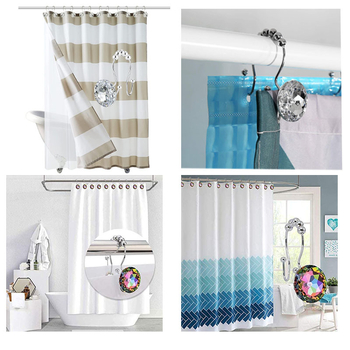 Ming Crown nerūsējošā tērauda divkāršais aizkaru āķis, mūsdienīgs minimālisks stils