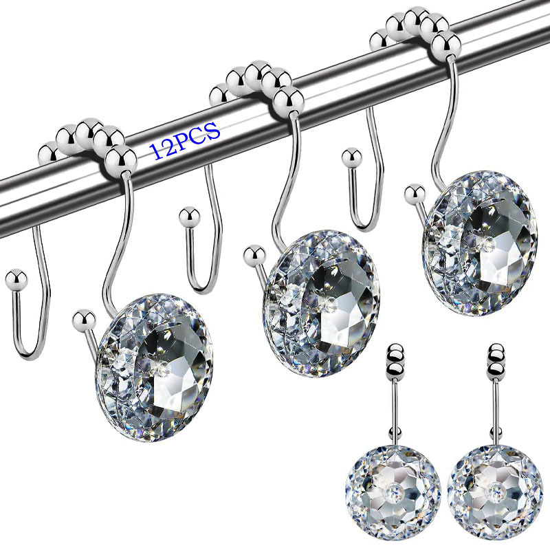 Ming Crown nerūsējošā tērauda divkāršais aizkaru āķis, mūsdienīgs minimālisks stils