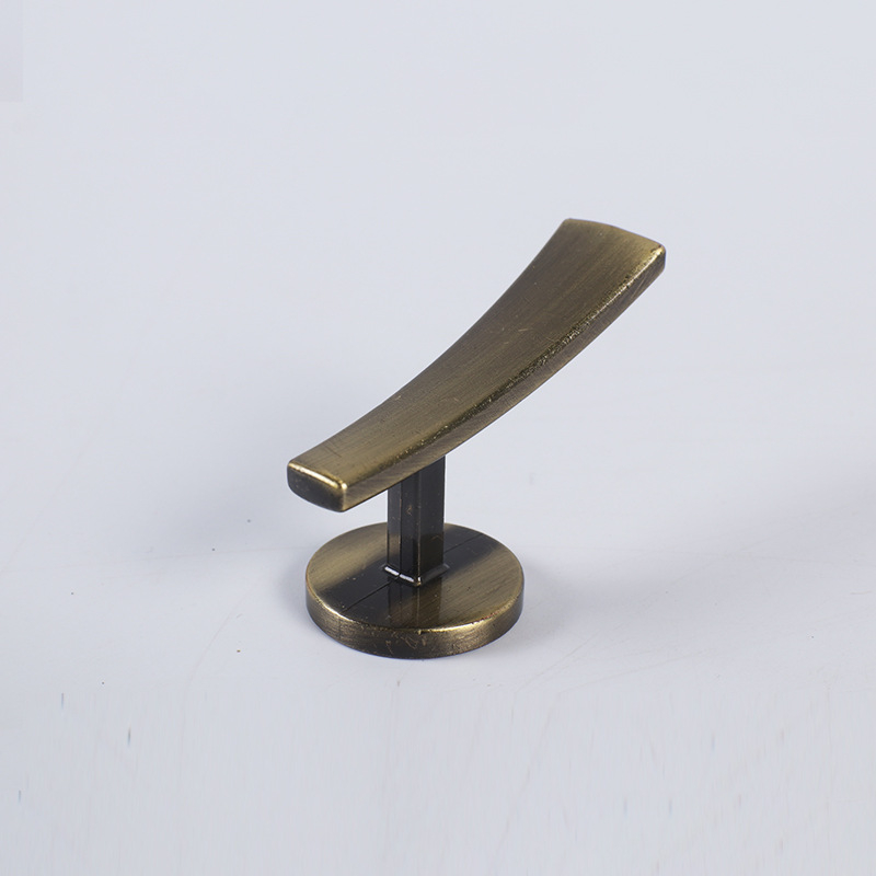 Aizkaru āķis ar izliektu formu, sienas uzstādīšana, cinka sakausējums, mūsdienīgs minimālisma stils | Huatong window decoration