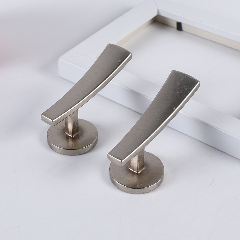 Aizkaru āķis ar izliektu formu, sienas uzstādīšana, cinka sakausējums, mūsdienīgs minimālisma stils | Huatong window decoration