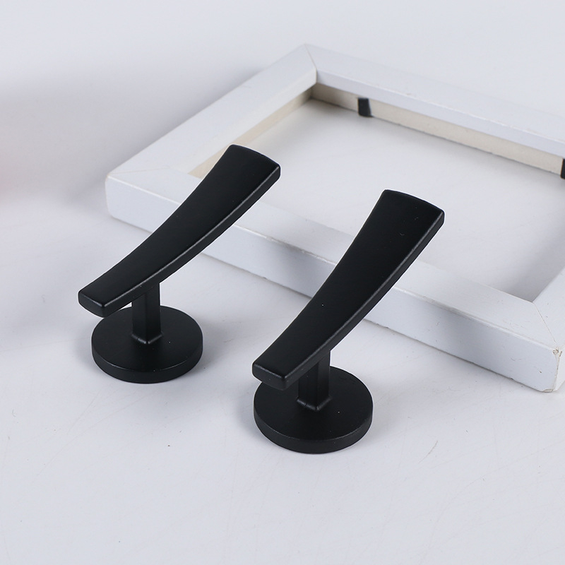 Aizkaru āķis ar izliektu formu, sienas uzstādīšana, cinka sakausējums, mūsdienīgs minimālisma stils | Huatong window decoration