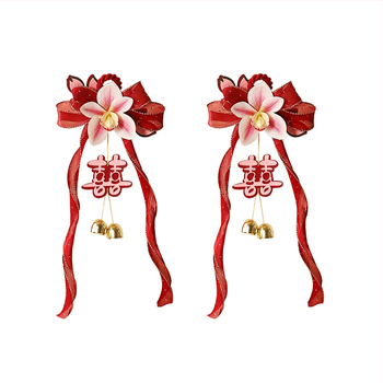 Esküvői függönyökhöz kötőpánt – pár dekoratív, fonalból készült dísz a hálószobához és a lépcsőhöz (csomagolás Opp zacskó; esküvői dekoráció)