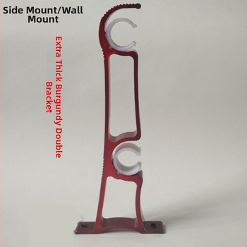 Függönyrúds tartó, oldalsó felszerelés, vastagított alumíniumötvözet, kettős konzol, modern stílus