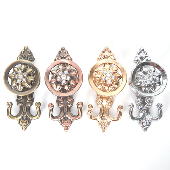 Alumīnija aizkaru sienas āķis, ķīniešu klasiskā stila, aizkaru piederumi