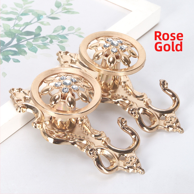 Hliníková stenová držiak na závesy, čínsky klasický štýl, doplnky na závesy