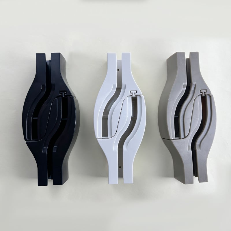 Alumínium ötvözetből készült dupla sínes függönyrúd, csendes futás, felső szerelés