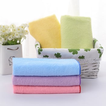 Ručnik za lice od bambusovih vlakana s izšivanjem, Jacquard tkanina, 16s pređa, 80–100 g