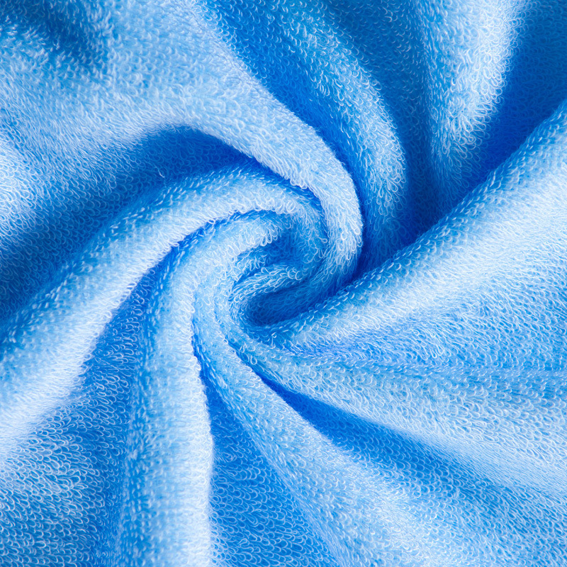 Ručnik za lice od bambusovih vlakana s izšivanjem, Jacquard tkanina, 16s pređa, 80–100 g