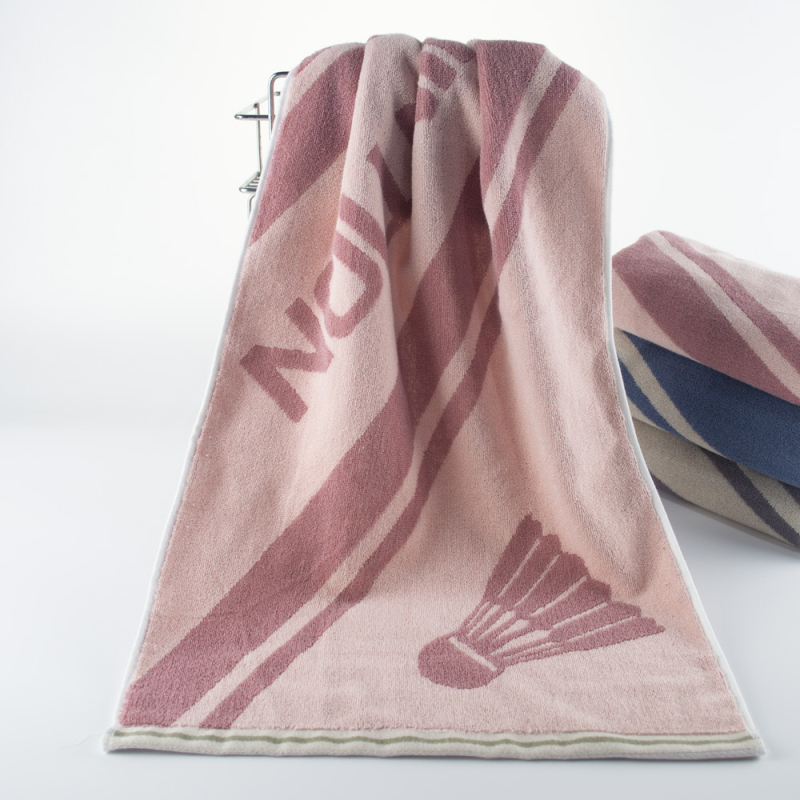 Jacquard ručnik od pamuka, 32 niti, bez ispuštanja vlakana, upijajući i mekan, za kupanje i lice, 170–200 g