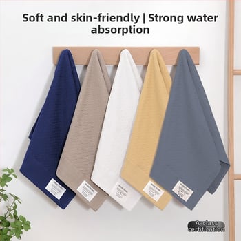 Ručnik za lice od pamucne gaze, antibakterijski, 32 vlakana, ravna tkanina, 100–120 g