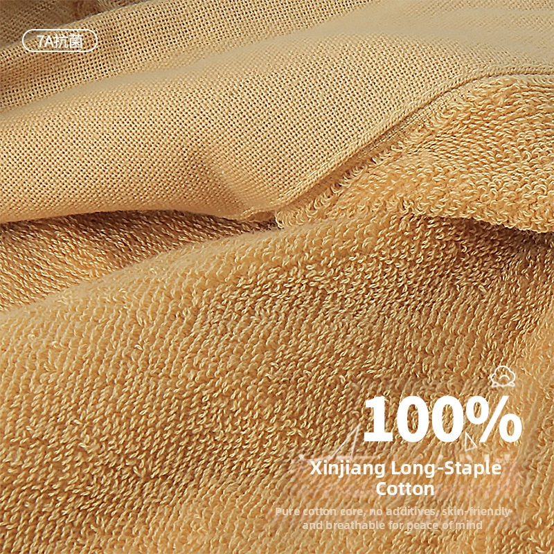 Ručnik za lice od pamucne gaze, antibakterijski, 32 vlakana, ravna tkanina, 100–120 g