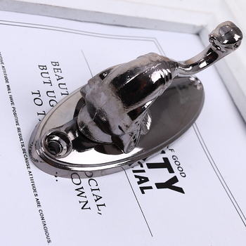 Γάντζος τοίχου για κουρτίνες - Κράμα, Μοντέλο LHQG-39, Περιλαμβάνονται βίδες, Κατάλληλο για όλους τους τύπους κουρτινών