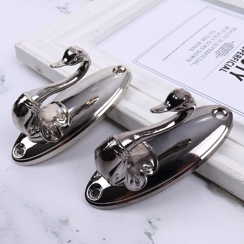 Γάντζος τοίχου για κουρτίνες - Κράμα, Μοντέλο LHQG-39, Περιλαμβάνονται βίδες, Κατάλληλο για όλους τους τύπους κουρτινών