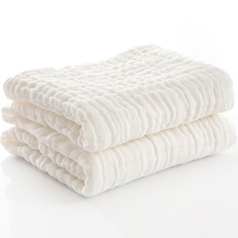 Novorođena gazna ručnik za kupanje, 6-slojna pamuk vlakna, super mekana i upijajuća dječja deka (Materijal: 100% pamuk; Tehnologija pređe: Ply; Sadržaj pamuka: 96–100%; Logotip tiskanje: dostupno; Prilagodba: moguća)