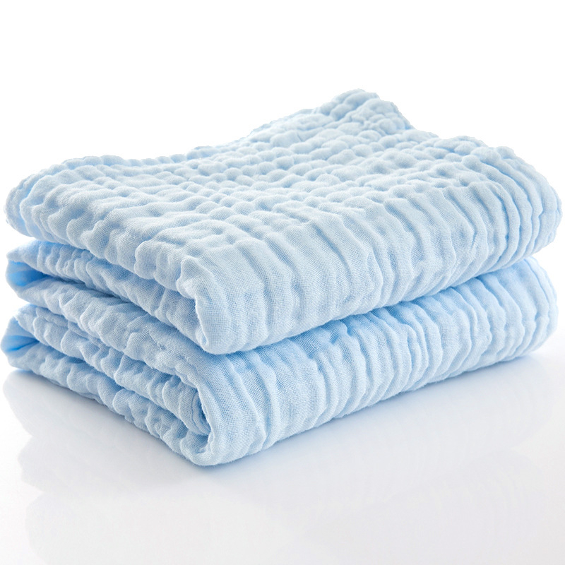 Novorođena gazna ručnik za kupanje, 6-slojna pamuk vlakna, super mekana i upijajuća dječja deka (Materijal: 100% pamuk; Tehnologija pređe: Ply; Sadržaj pamuka: 96–100%; Logotip tiskanje: dostupno; Prilagodba: moguća)