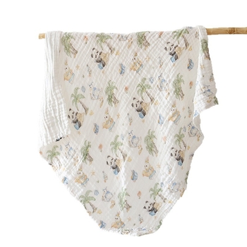Dječji kupaonski ručnik od 100% pamuka, digitalni otisak, 300-400 g, za bebe