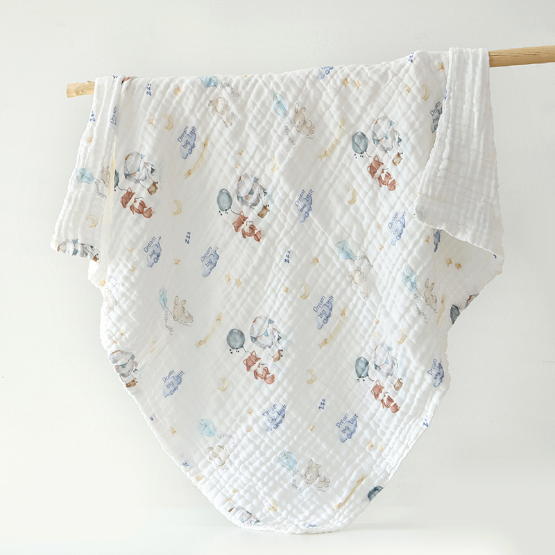 Dječji kupaonski ručnik od 100% pamuka, digitalni otisak, 300-400 g, za bebe