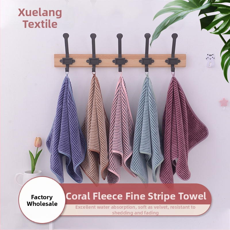 Ručnik za lice Xuelang Textile, Coral Fleece, 32s niti, jednostavna tkanina, ispod 50 g