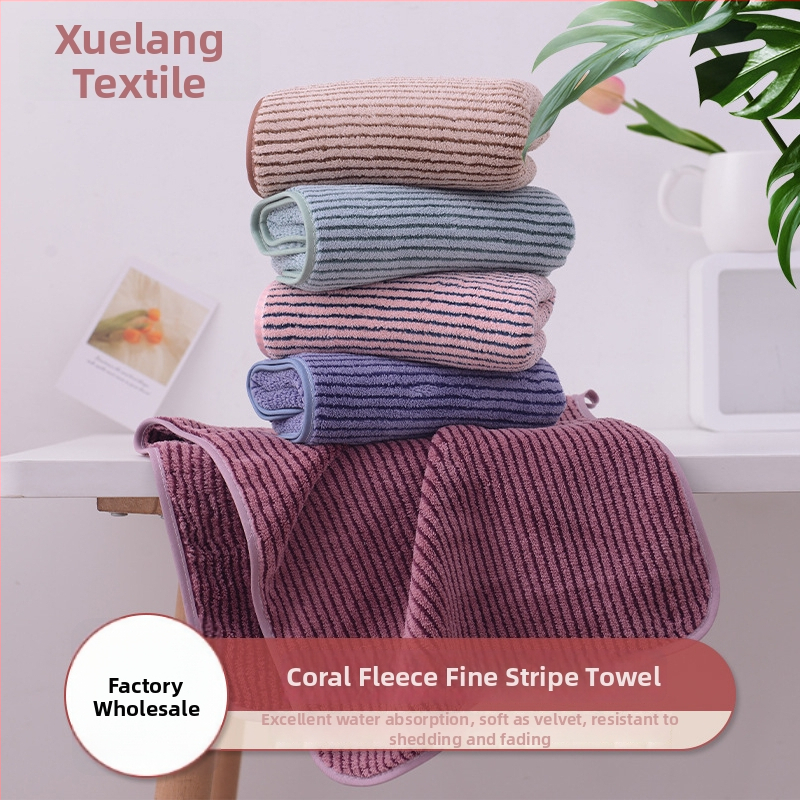 Ručnik za lice Xuelang Textile, Coral Fleece, 32s niti, jednostavna tkanina, ispod 50 g