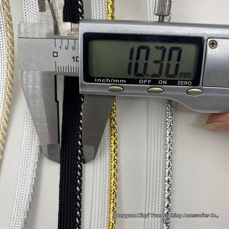 Csillogó piping szalag dekoratív rész ruhákhoz, párnákhoz, függönyökhöz, táskákhoz, cipőkhöz és sapkákhoz — HY2250