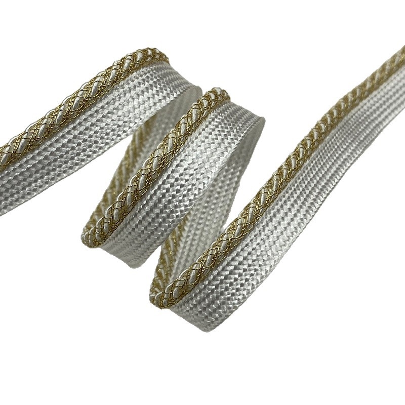 Csillogó piping szalag dekoratív rész ruhákhoz, párnákhoz, függönyökhöz, táskákhoz, cipőkhöz és sapkákhoz — HY2250