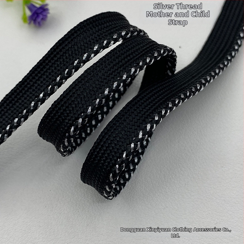 Csillogó piping szalag dekoratív rész ruhákhoz, párnákhoz, függönyökhöz, táskákhoz, cipőkhöz és sapkákhoz — HY2250