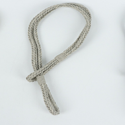 Pure μοντέρνο μινιμαλιστικό τετράγωνο σκοινί κουρτινας – χειροποίητη πλεκτή στριφτή πλέξη, ταινία κουρτίνας, προσαρμόσιμη