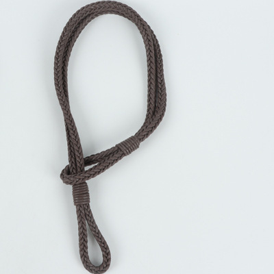 Pure μοντέρνο μινιμαλιστικό τετράγωνο σκοινί κουρτινας – χειροποίητη πλεκτή στριφτή πλέξη, ταινία κουρτίνας, προσαρμόσιμη