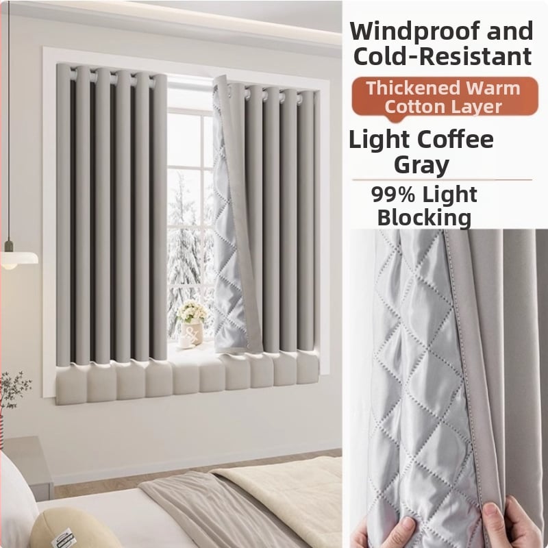 Draperie din pânză acoperită – rezistentă la vânt, izolație groasă, umbrire de 70–90%, design modern minimalist pentru living, dormitor, birou, restaurant și spații comerciale