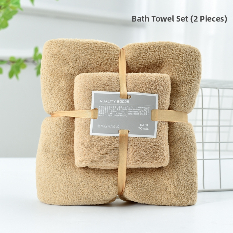 Комплект коралов флис кърпи в подаръчна кутия, 140–170 g на кърпа, гладка тъкан, персонализиране на лого