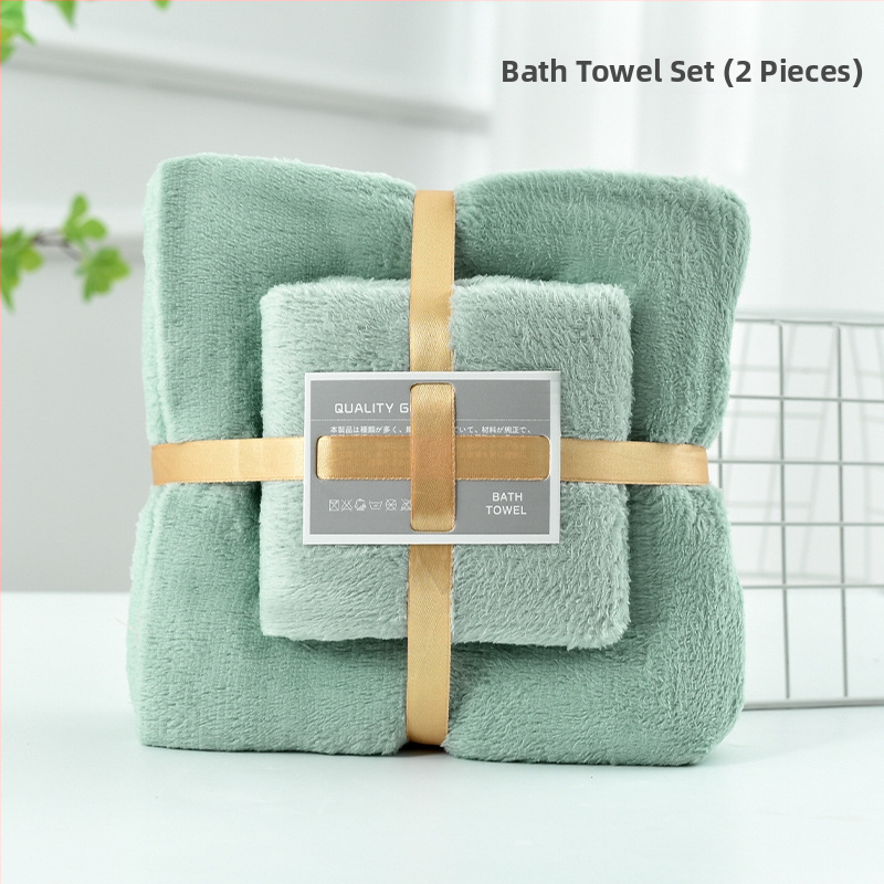 Комплект коралов флис кърпи в подаръчна кутия, 140–170 g на кърпа, гладка тъкан, персонализиране на лого