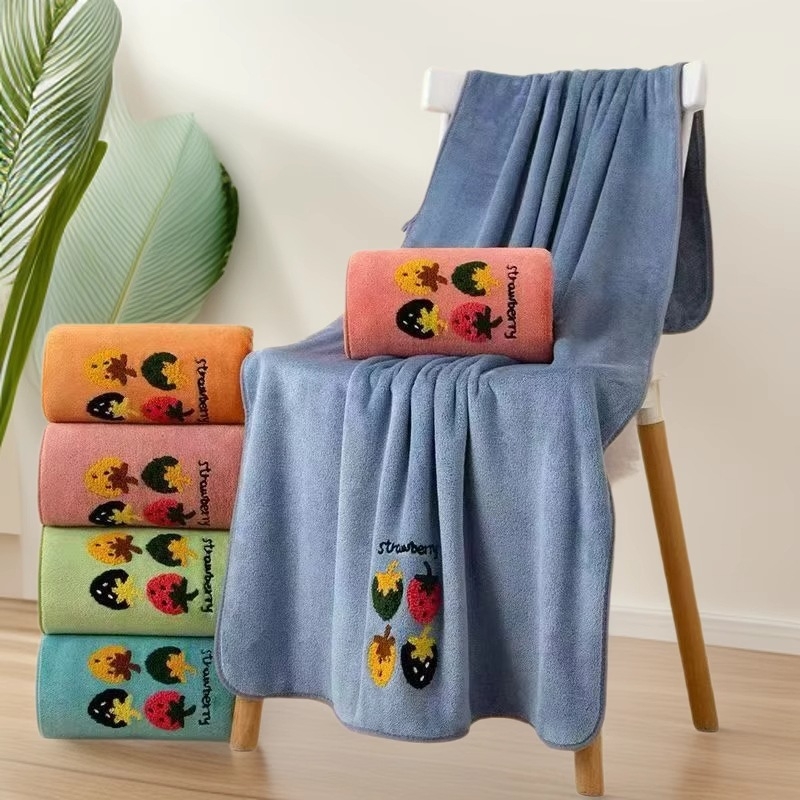 Σετ πετσέτες μπάνιου και προσώπου από φλίς κοράλλι, 460 g, απλό ύφασμα, δυνατή εκτύπωση λογότυπου, συσκευασία δώρου