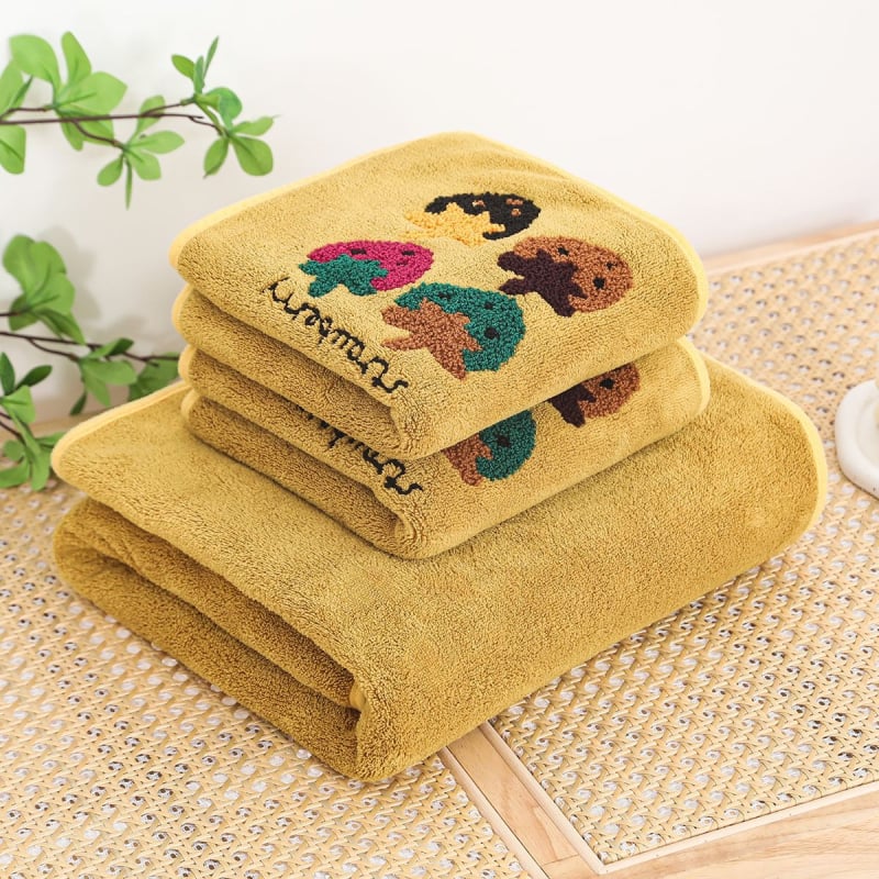 Σετ πετσέτες μπάνιου και προσώπου από φλίς κοράλλι, 460 g, απλό ύφασμα, δυνατή εκτύπωση λογότυπου, συσκευασία δώρου