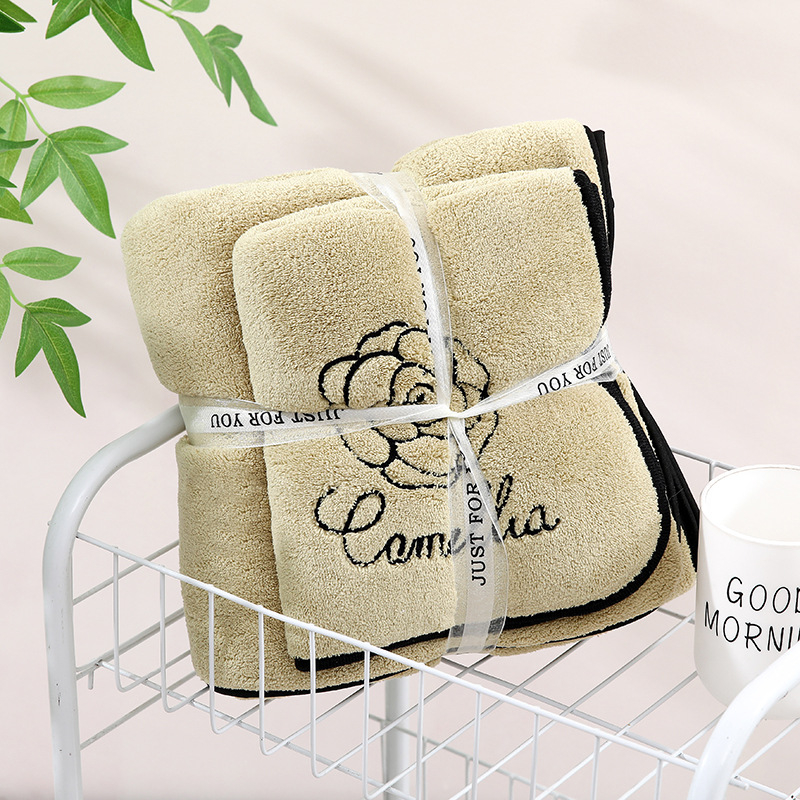 Koralni pliš ručnik u darovnoj kutiji, 1300 g, vez, šivanje i jednostavno tkanje, tisk loga dostupan