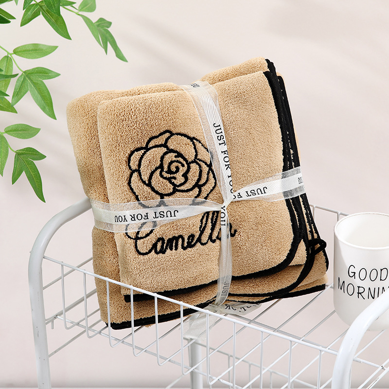 Koralni pliš ručnik u darovnoj kutiji, 1300 g, vez, šivanje i jednostavno tkanje, tisk loga dostupan