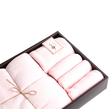 Set ručnika u kutiji za poklon (5 kom.) — mikrofiber, 260 g/m2, ravno tkanje, otisak logotipa, mogućnost prilagodbe