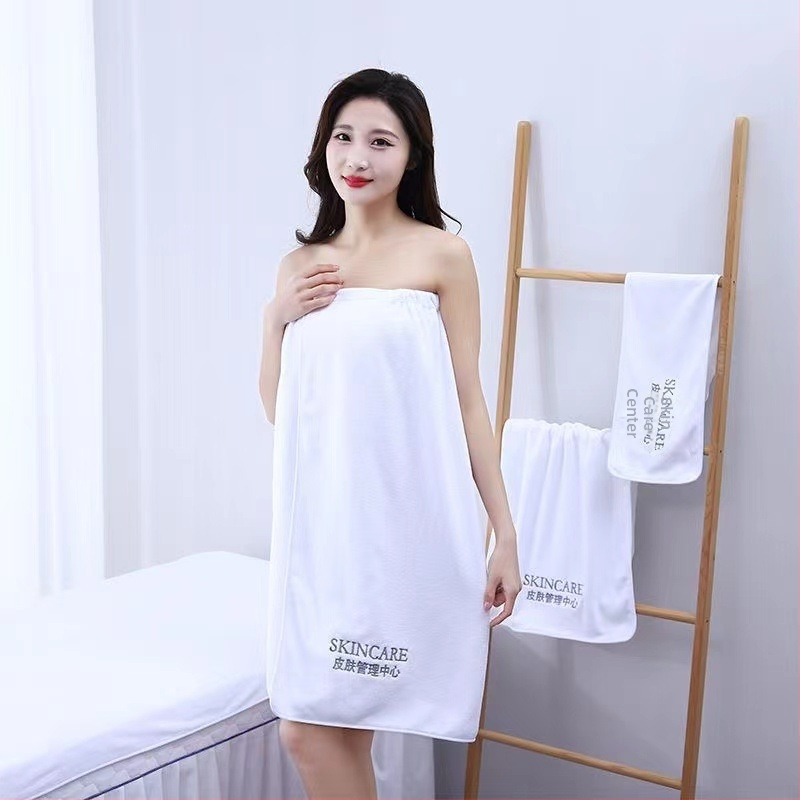 Rochie-halat de baie din velur coral, moale și absorbant, de vară, 300–400 g, potrivit pentru saloane și utilizare acasă