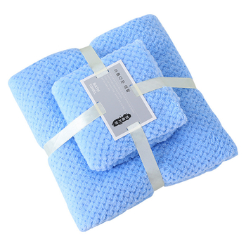 Σετ δύο πετσέτες μπάνιου μαμά και παιδί από βελούδο κοραλλιού, 100D, 250 g, δυνατότητα εκτύπωσης λογοτύπου