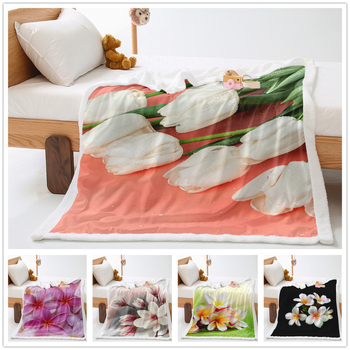 Одеяло с 3D печат на лилия, кадифено покритие от памук, фини влакна, тегло 850–1500 г, мотив карикатура аниме