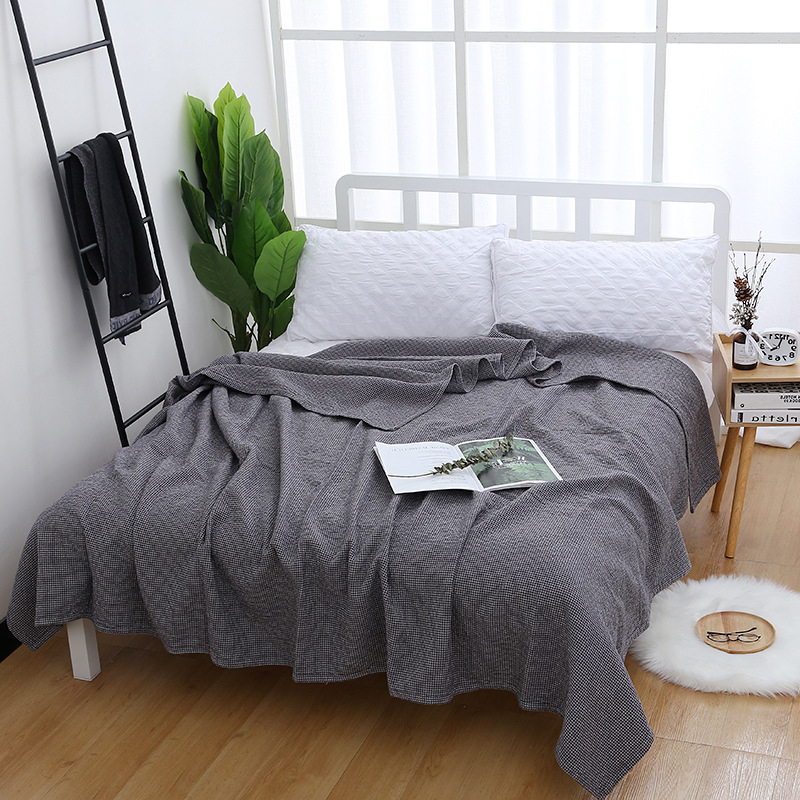 Βαμβακερή κουβέρτα πετσέτας, ριγέ σχέδιο, περίπου 1800 γρ, κατάλληλη για το καλοκαίρι