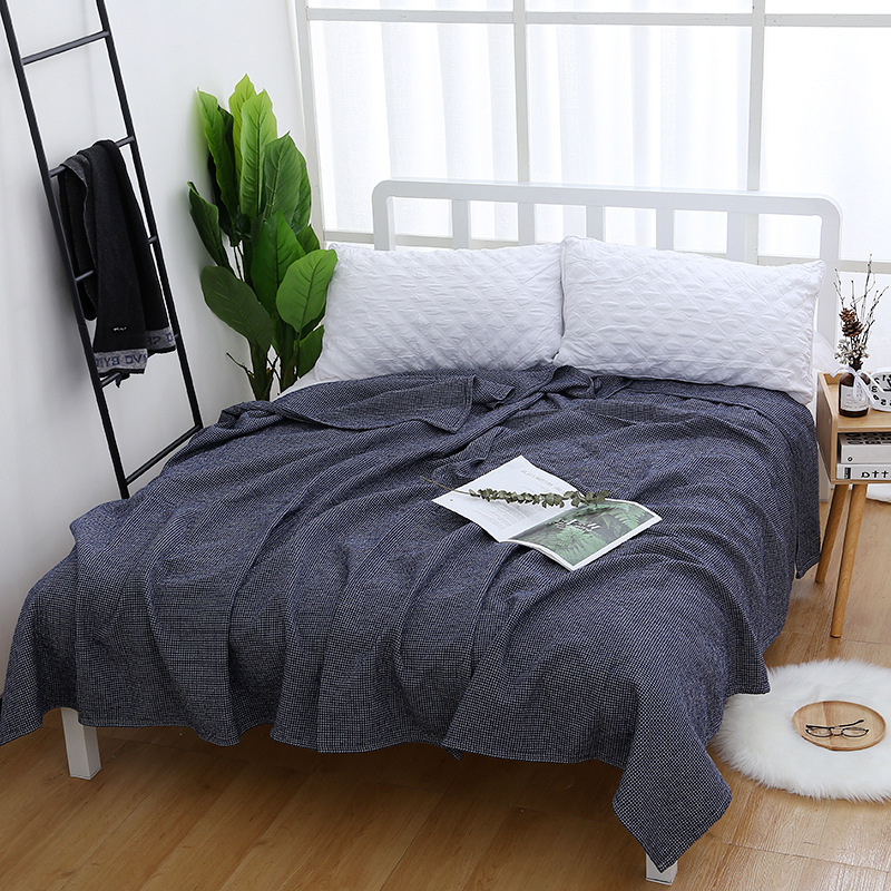 Βαμβακερή κουβέρτα πετσέτας, ριγέ σχέδιο, περίπου 1800 γρ, κατάλληλη για το καλοκαίρι