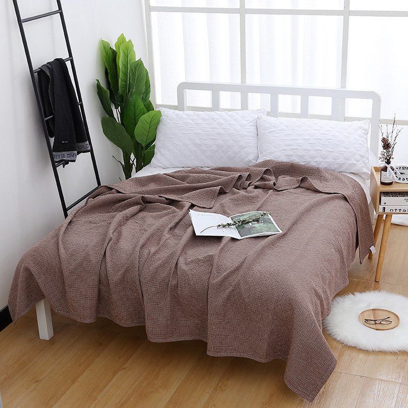 Βαμβακερή κουβέρτα πετσέτας, ριγέ σχέδιο, περίπου 1800 γρ, κατάλληλη για το καλοκαίρι