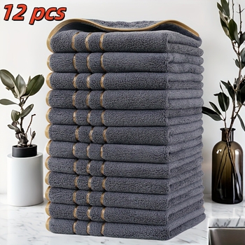 Комплект квадратни кърпи с ивици, 85% полиестер, 15% найлон, 300 г/м², винтидж стил, обработка и персонализация: Да